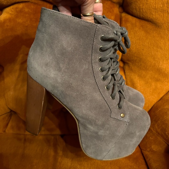 Jeffrey Campbell platform heels ankle bootie size 38 - Picture 10 of 13